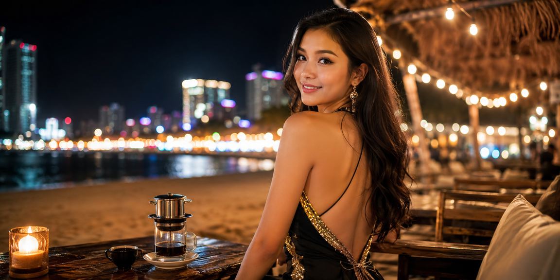 Người chơi casino tại Nha Trang thưởng thức cà phê trước màn hình
